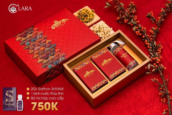 Set quà Tết Saffron Shyam 2gram