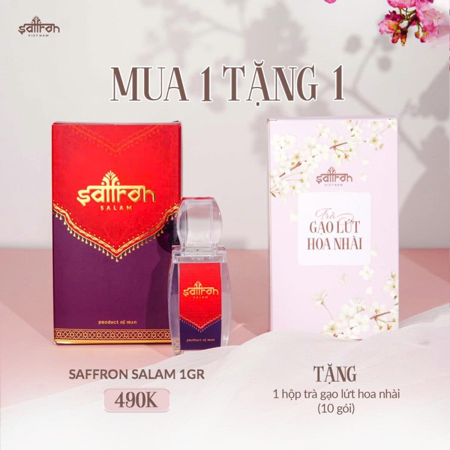 Salam 1 Gram – Tặng 1 Trà gạo lứt hoa nhài