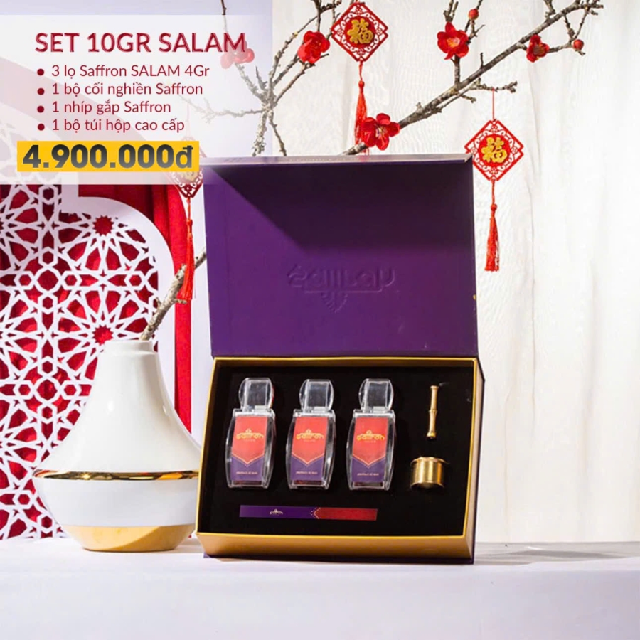 Saffron Salam 10 Gram – Hộp quà tặng cao cấp