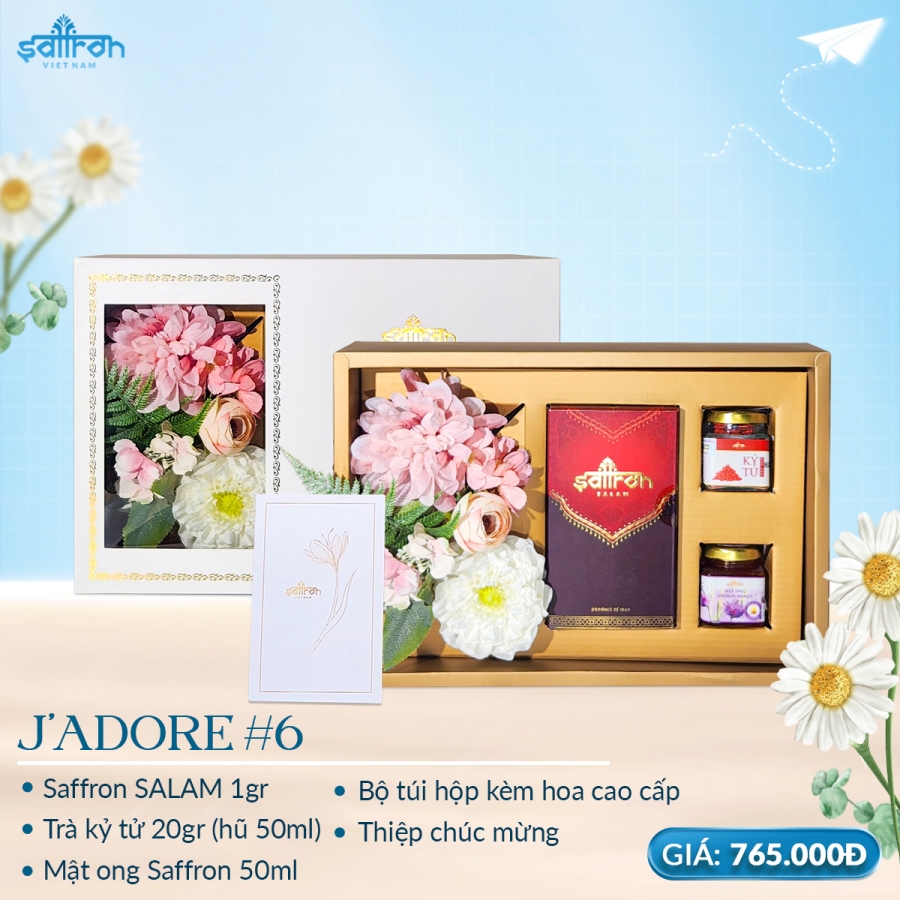 [Set quà J'Adore #6] Saffron Salam + Mật ong 