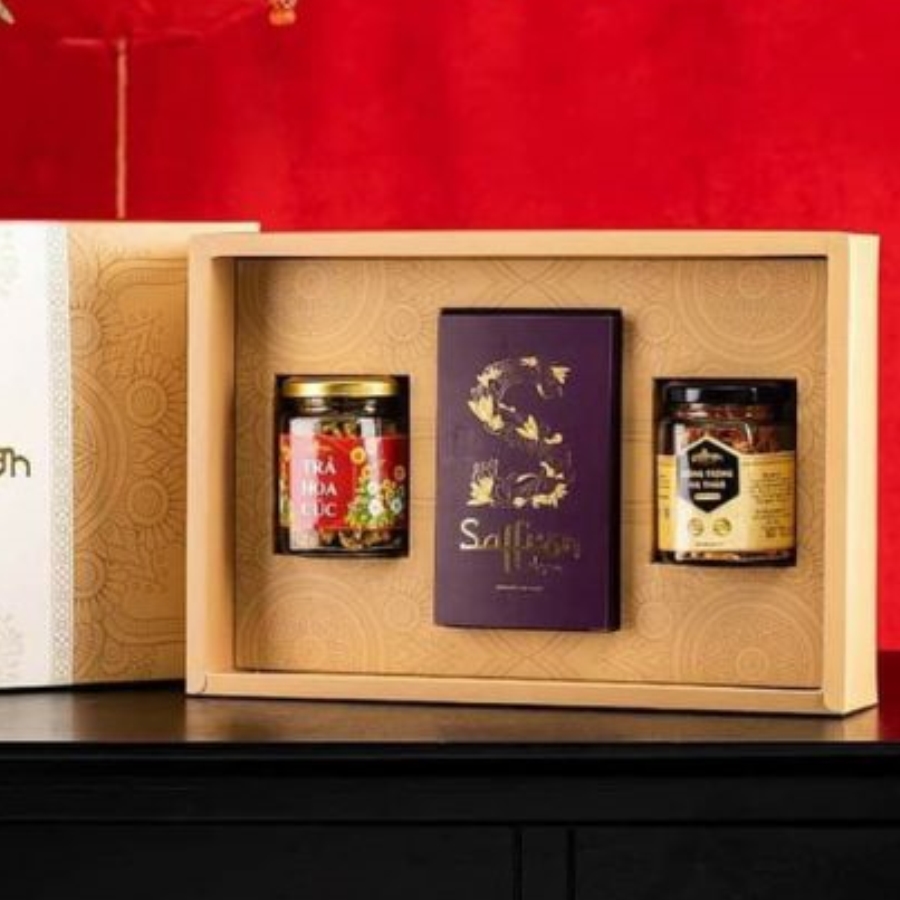 Hộp quà SBEE Nhụy hoa nghệ tây SHYAM & Đông trùng hạ thảo