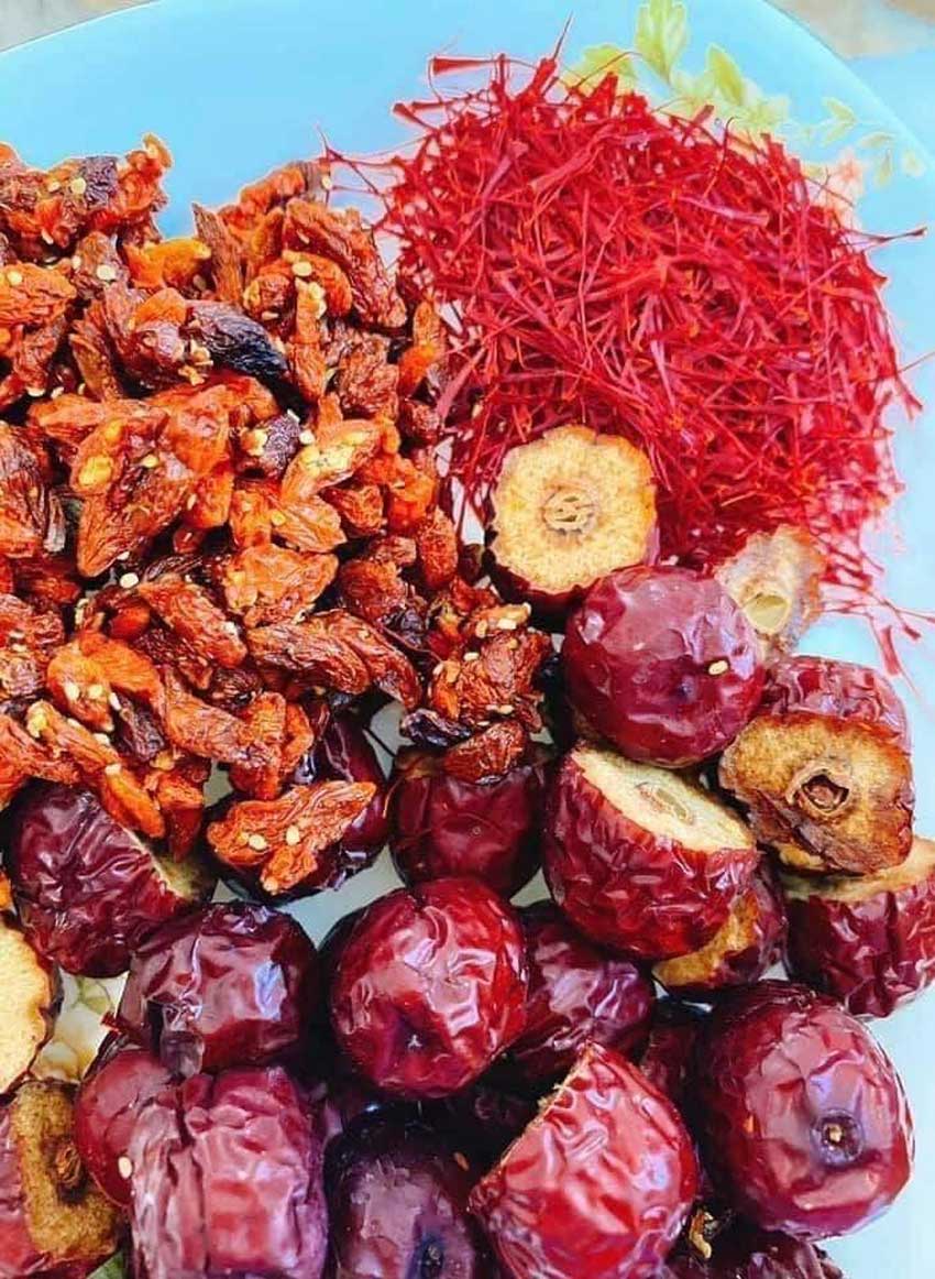 Công dụng trà táo đỏ kỷ tử saffron