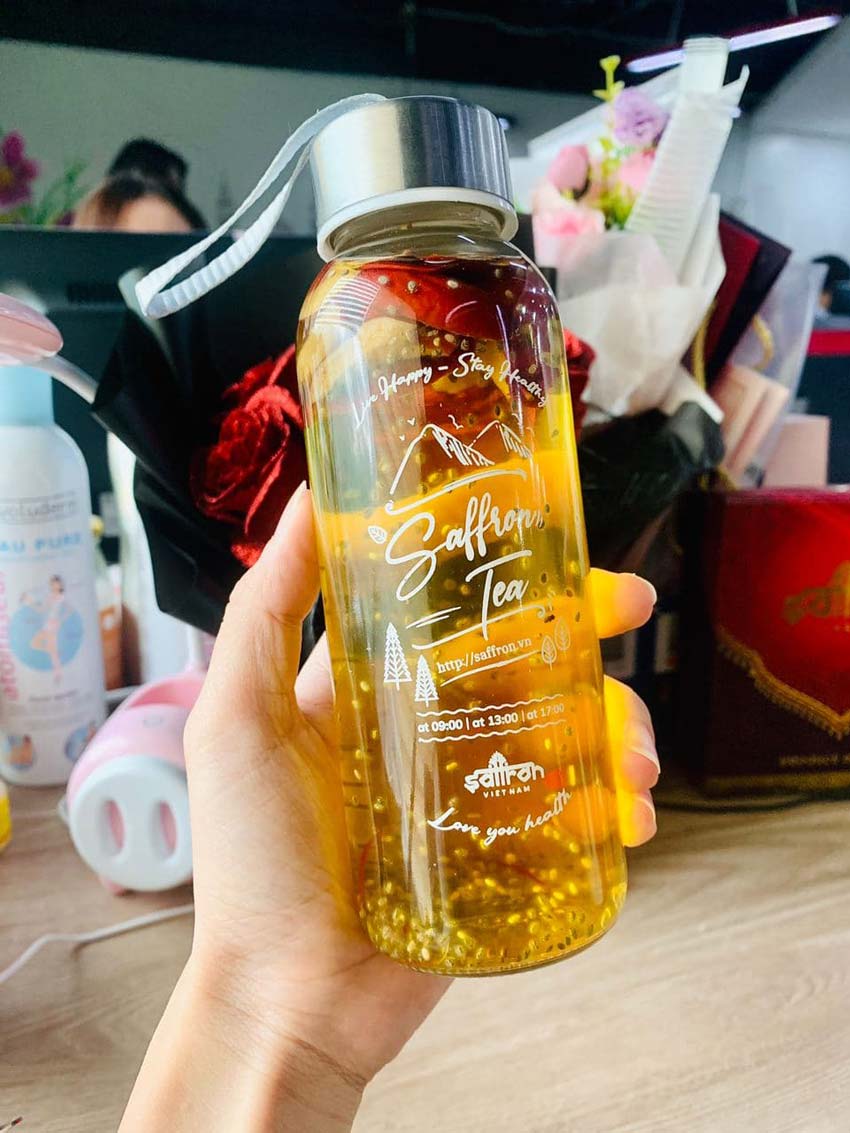 Công dụng trà táo đỏ kỷ tử saffron