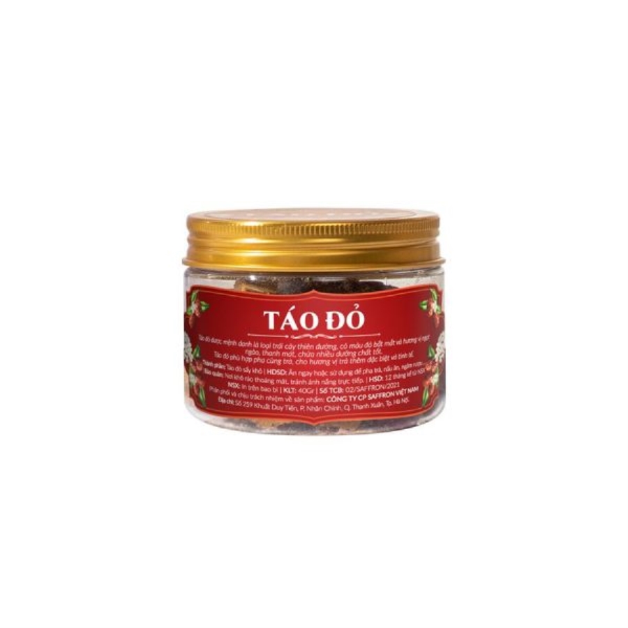 Táo đỏ 40gr - hủ nhựa
