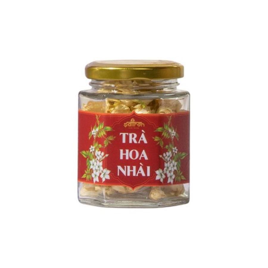 Trà hoa nhài 8gr (lọ thủy tinh)